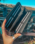 The Shania Sunflower Wallet a Haute Southern Hyde by Beth Marie Cowhide Wallet