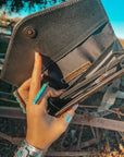 The Ellie Sunflower Wallet a Haute Southern Hyde by Beth Marie Exclusive