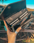The Ellie Sunflower Wallet a Haute Southern Hyde by Beth Marie Exclusive