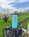 Annie Oakley Quote I Ain't Afraid to Love a Man Travel Tumbler