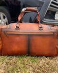 Classic Leather Duffle Bag