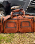 Classic Leather Duffle Bag