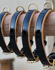 Halter Ego® Black Patent Thea Dog Collar