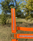 Orange Bling Nylon Horse Halter BNHORA