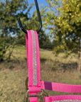 Pink Bling Nylon Horse Halter BNHPINK