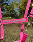 Pink Bling Nylon Horse Halter BNHPINK