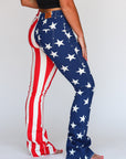 AMERICAN FLAG BOOTCUT JEANS