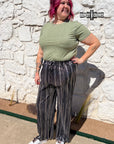 Ruffled Cup Pants