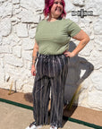 Ruffled Cup Pants