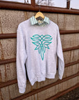 The Turquoise Boot Stitch Graphic Sweatshirt