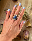 Sterling Silver Lapis Ring – Size 7.5