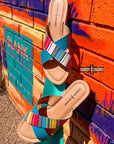 Shiner Serape Sandals