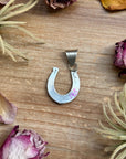 Sterling Silver Horse Pendant with Turquoise