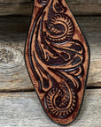Distressed Leather Key Chain