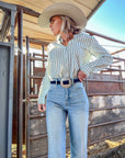 The BT Button Down in Sage Green
