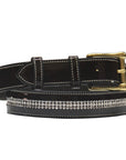ExionPro Full Diamond Glossy Leather Belt