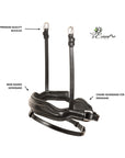 Replacement Noseband of ExionPro 'Leo' Classic Dressage Bridle