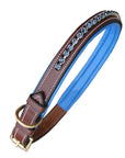 ExionPro Dark Blue Bling Dog Collar