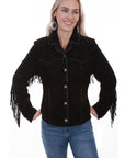 Fringe/lacing Jacket - L1016