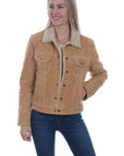 Faux Shearling Jean Jacket - L1019