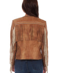Fringe/studded Jacket - L1056