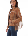 Fringe/studded Jacket - L1056