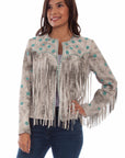 Fringe/beaded Jacket - L1058