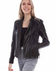 Fringe Studded Jacket - L1064