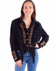 Fringe/lacing Jacket - L1100
