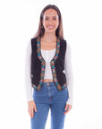 Emb Ladies Vest - L1107