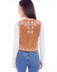 Emb Ladies Vest - L1113