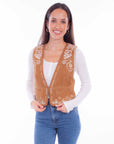 Emb Ladies Vest - L1113