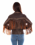 Fringe/emb Jacket - L1114