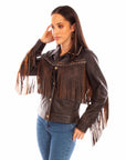 Fringe/emb Jacket - L1114