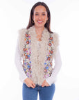 Emb Ladies Vest - L1116