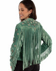 Ladies Beaded/fringe Jacket - L1130