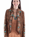 Beaded/fringe Jacket - L1157