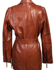 Belted Thigh Length Coat - L330