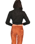 Ladies Emb. Jeans - L46