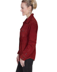 Star Printed Yoke Jkt - L517