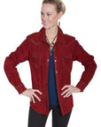 Star Printed Yoke Jkt - L517