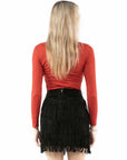 Ladies Fringe Skirt - L704