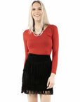 Ladies Fringe Skirt - L704