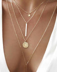 Boho Multi-layered Pendant Necklace