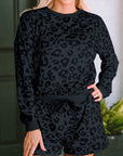 Norah Long Sleeve Tie Shorts Two Piece Set