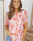 Inaya Ruffle Bubble Sleeve Blouse