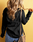 Emilia Lightweight Crinkle Pocketed Hoodie