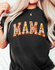 Sunny Flower MAMA Letter Graphic Tee
