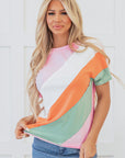 Sylvie Seamed Crewneck Top.