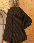 Brynn Bubble Textured Waffle Hoodie
